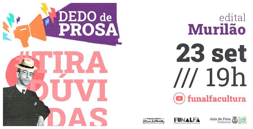 Edital “Murilão” terá duas reuniões virtuais de tira-dúvidas