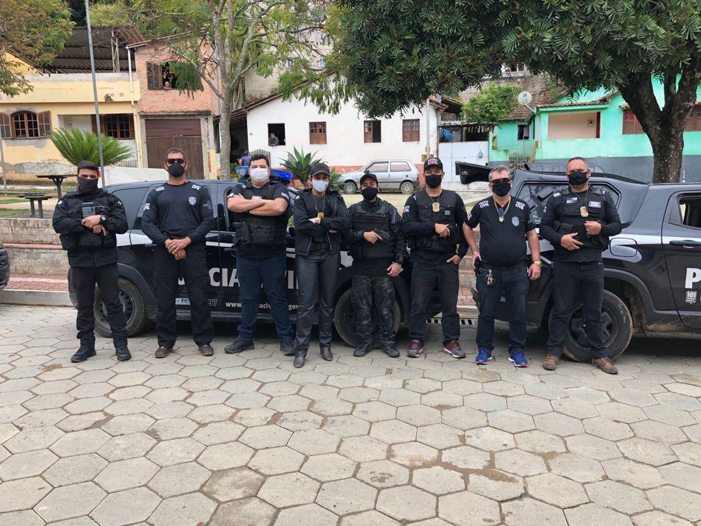 Nove suspeitos são presos em operação da Polícia Civil nas cidades de Juiz de Fora e de Chácara