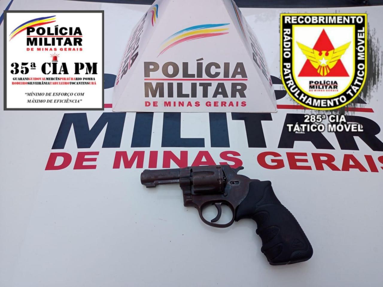 Polícia Militar prende suspeito de assassinato em Ubá e apreende arma do crime