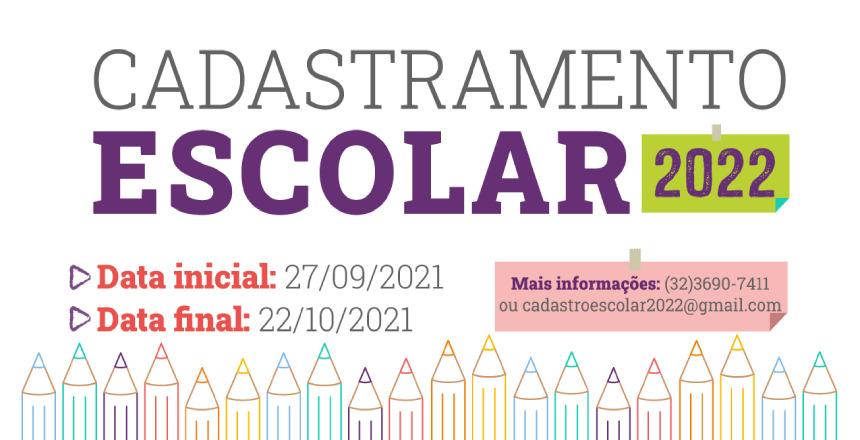 SE inicia Cadastramento Escolar 2022 para rede municipal na segunda-feira