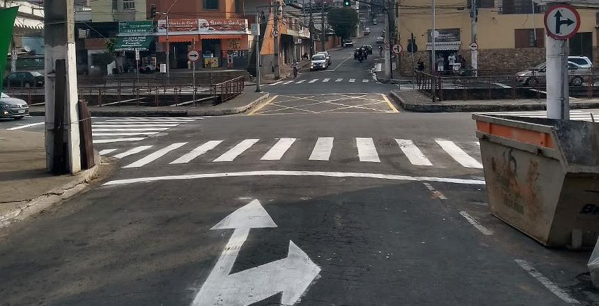 SMU revitaliza sinalização da avenida Santa Luzia