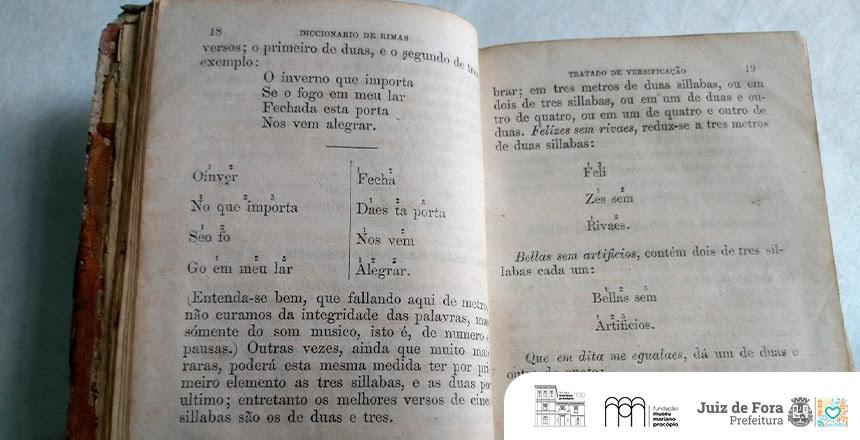 “A Peça da Semana” apresenta dicionário de rimas do século 19