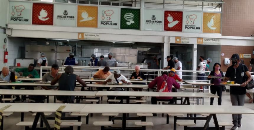 Cerca de 500 refeições são servidas em reabertura do Restaurante Popular do Centro