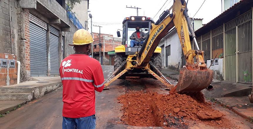 Cesama remodela mais 400 metros de redes de esgoto no Vila Ideal