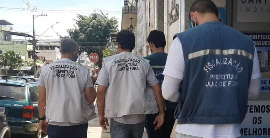 Fiscais do JF Viva interditam estabelecimento sem alvará