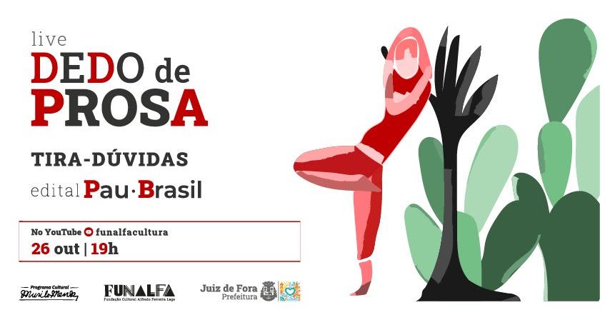Funalfa promove live para explicar “Edital Pau-Brasil”