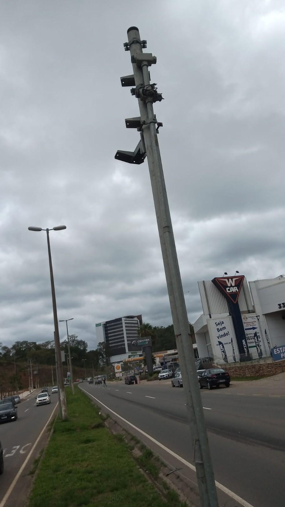 Radar Av. Deusdedith Salgado/ Salvaterra — Foto: Petterson Marciano/g1