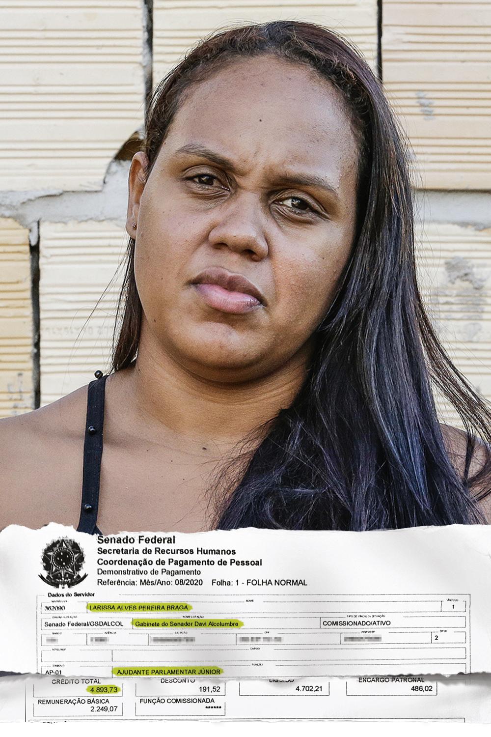 Larissa Alves Pereira Braga, 25 anos, desempregada &ndash; Cristiano Mariz/.