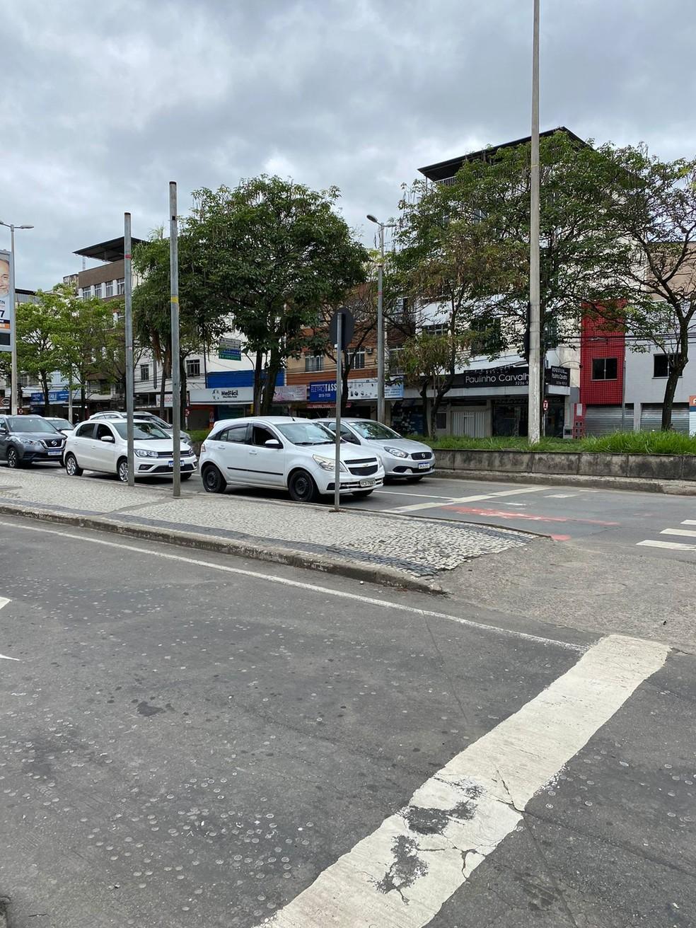 Radar Av. Barão do Rio Branco / Rua Benjamim Constant Sentido bairro/centro — Foto: Petterson Marciano/g1