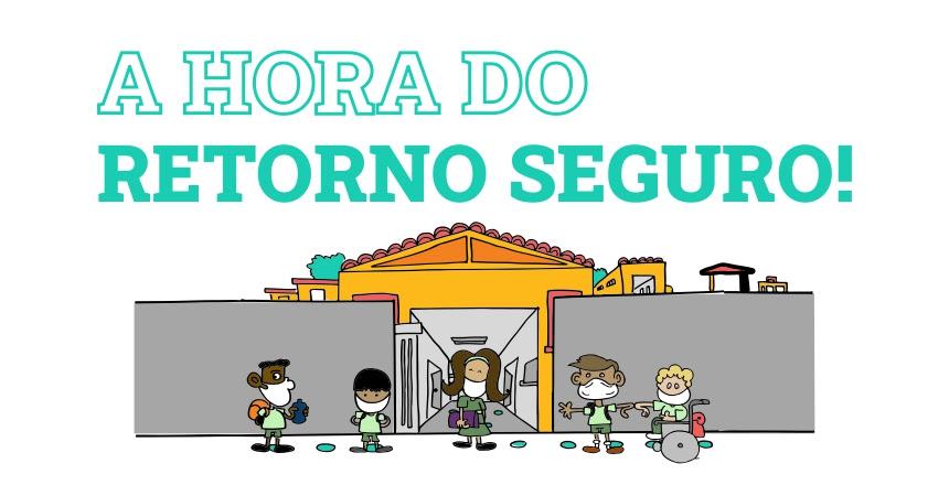 Material desenvolvido em parceria entre escola e secretarias aborda cuidados para o retorno seguro
