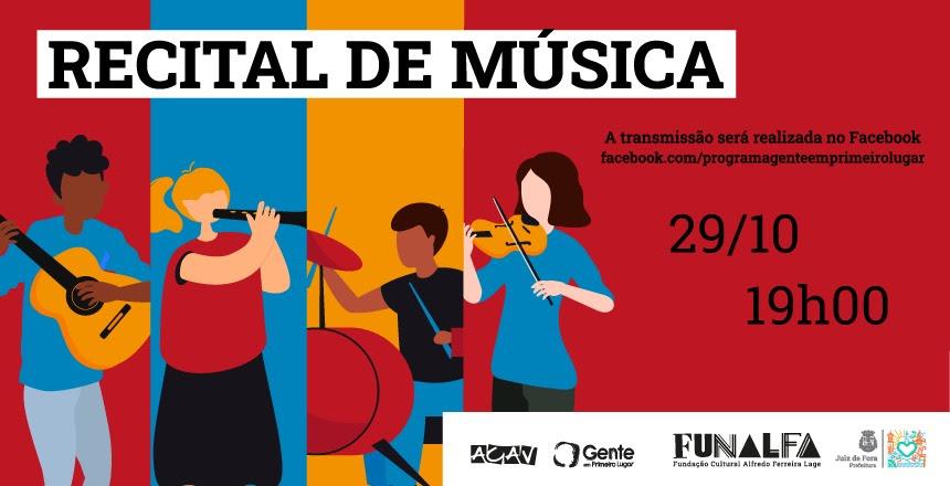 Programa “Gente em Primeiro Lugar” promove recital on-line