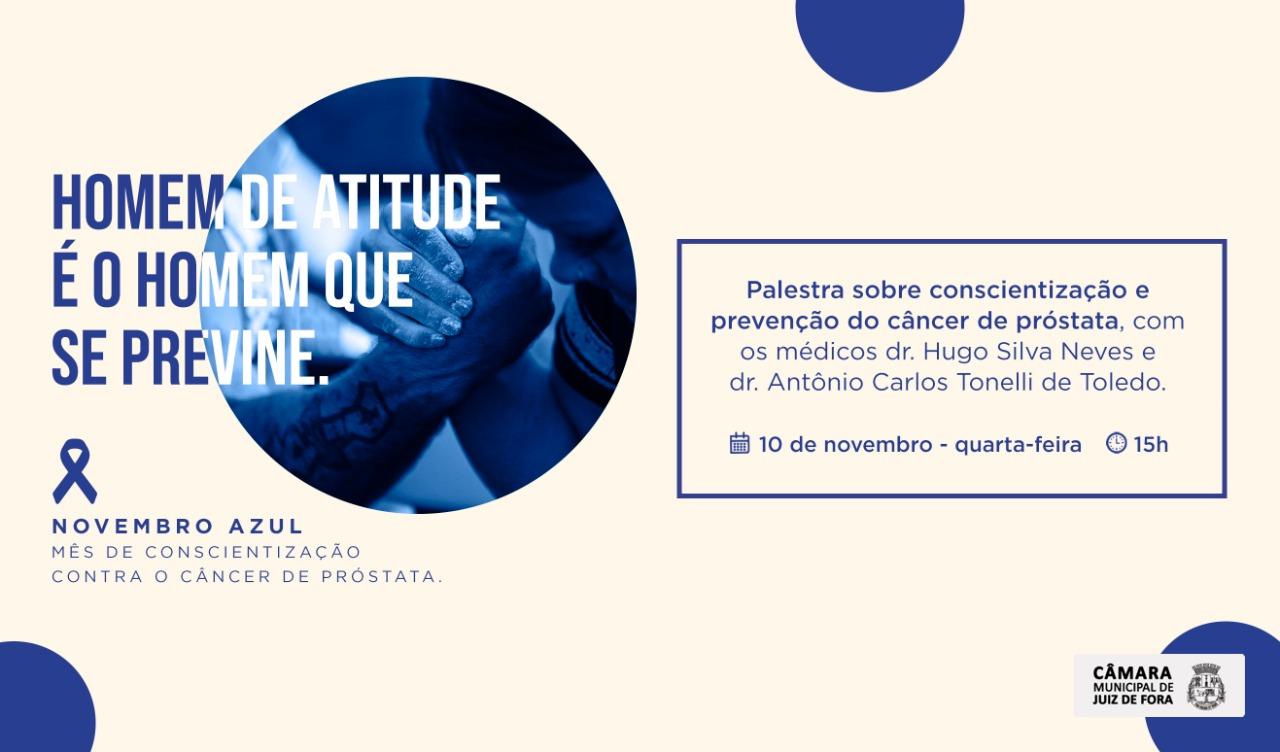 Câmara Municipal promoverá atividades do Novembro Azul