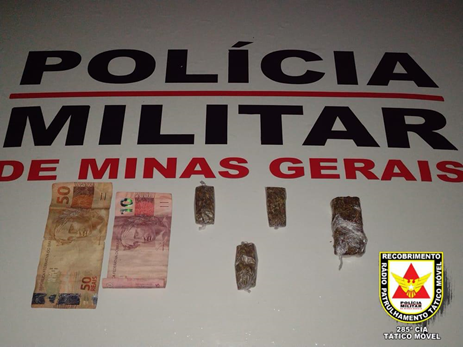 Homem é preso por tráfico de drogas em Visconde do Rio Branco