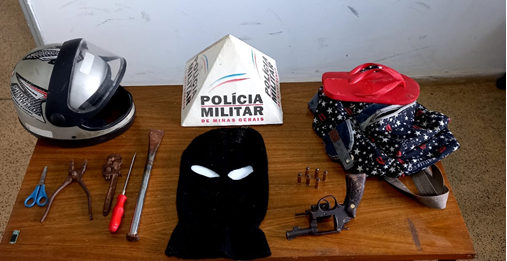 Polícia Militar prende autor de furto em Piraúba