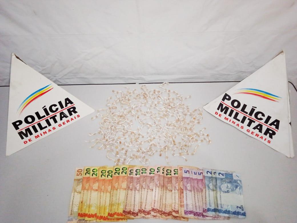 Polícia militar prende suspeito com muita quantidade de droga