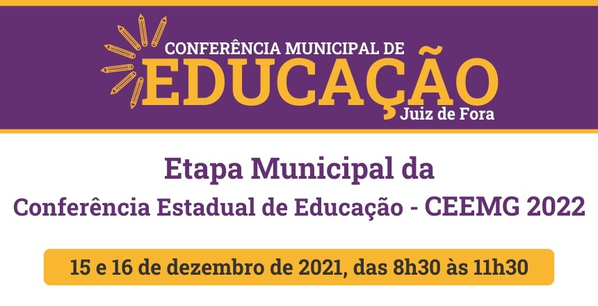 Conferência Municipal de Educação começa nesta quarta, 15