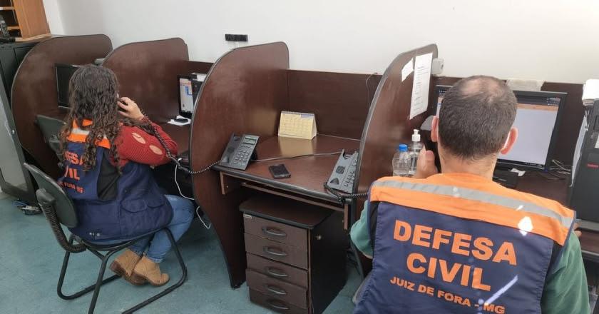 Defesa Civil registra sete ocorrências relacionadas a chuva