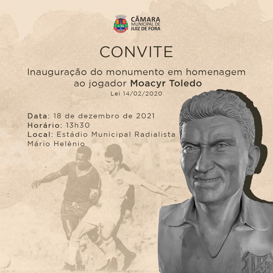 Estátua do Toledinho será inaugurada no Estádio Municipal