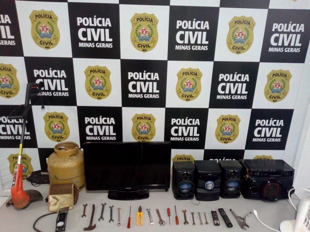 Homem é preso e materiais furtados são recuperados em Ubá