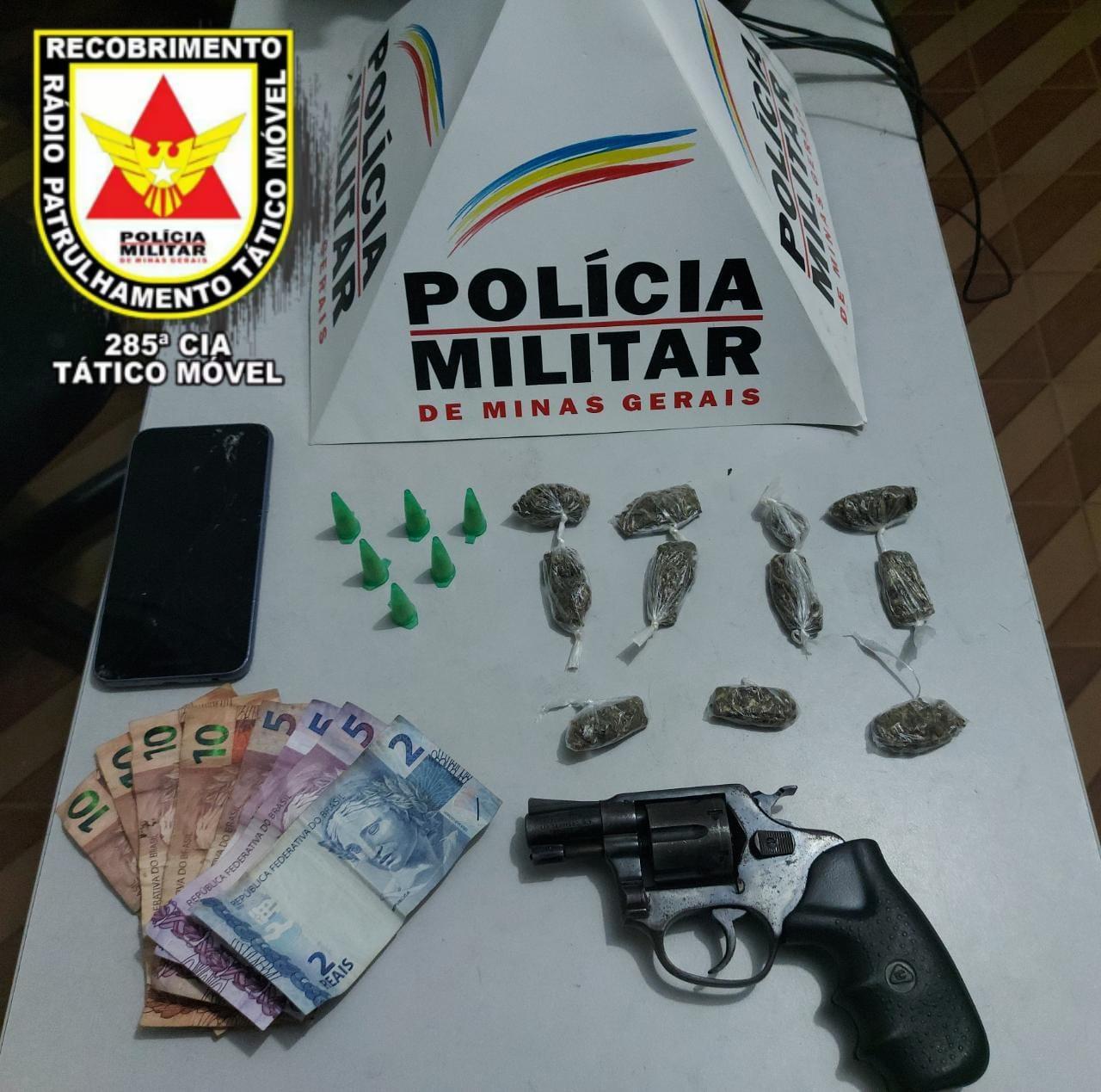 Jovem de 18 anos é preso por tráfico de drogas e porte de arma em Tocantins
