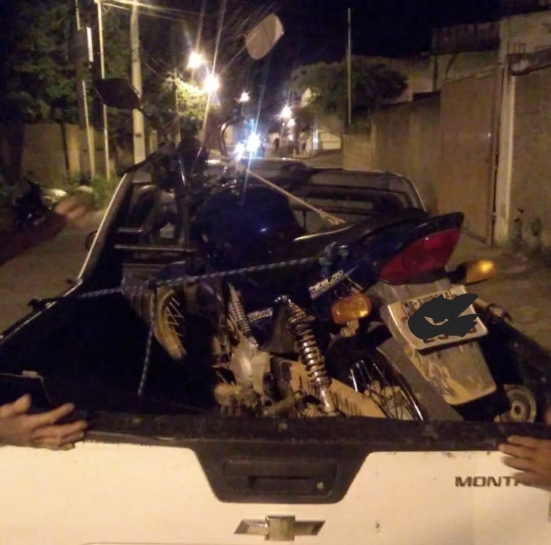 Motocicleta é recuperada após denúncia em Visconde do Rio Branco