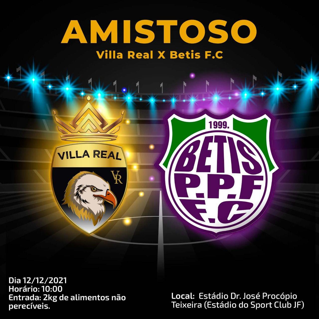 Villa Real encerrará o ano com Amistoso em Casa