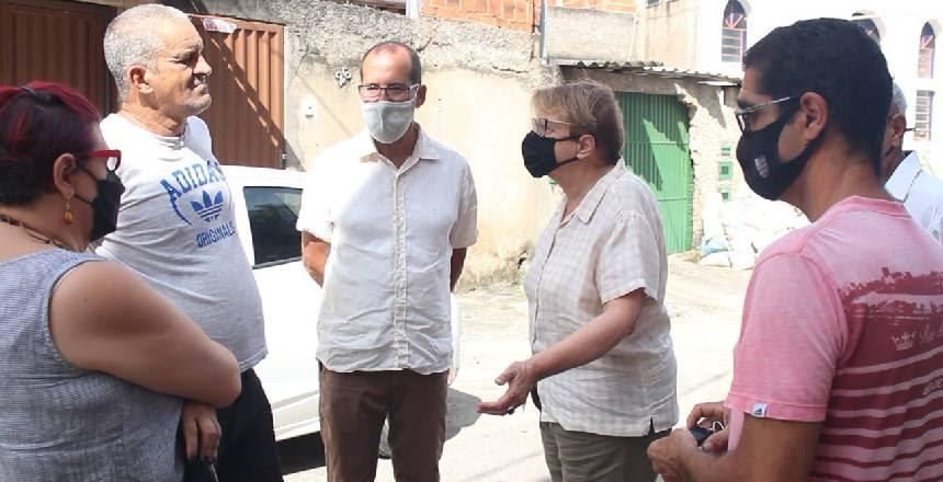 Em visita ao bairro Santa Rita, prefeita reforça investimento em obras de infraestrutura