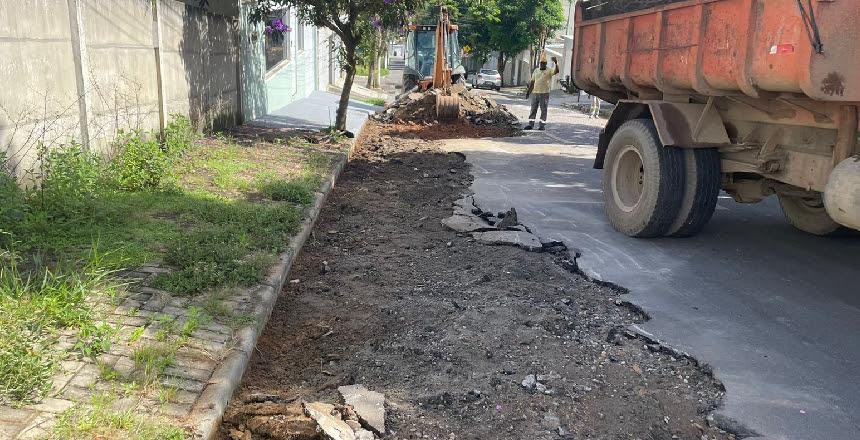 Empav realiza recomposição de base no bairro Recanto da Mata