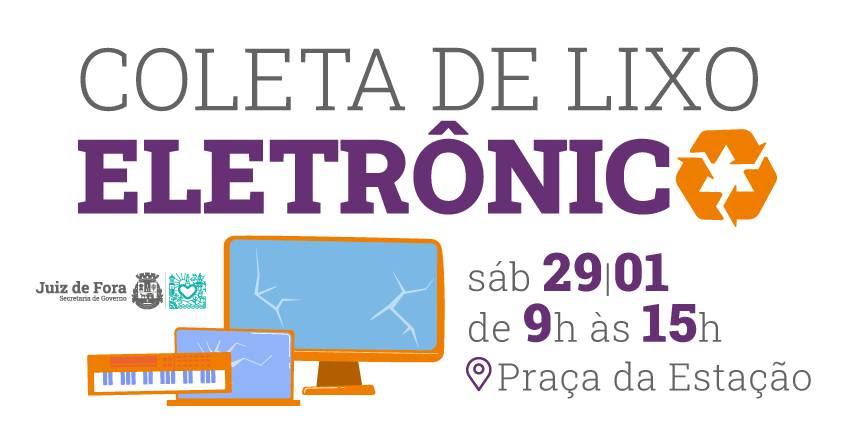 Evento de recolhimento de lixo eletrônico acontece na Praça da Estação neste sábado