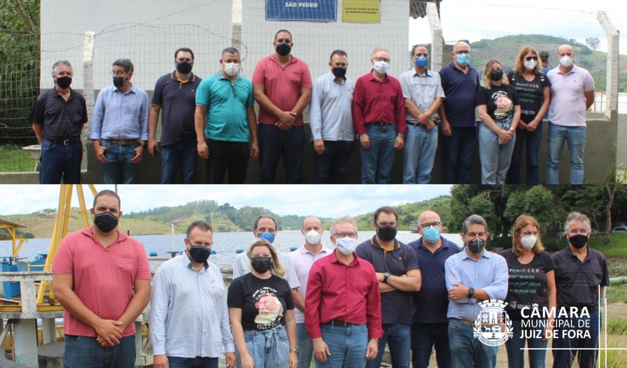 Fiscaliza JF - Vereadores visitam represas de João Penido e São Pedro