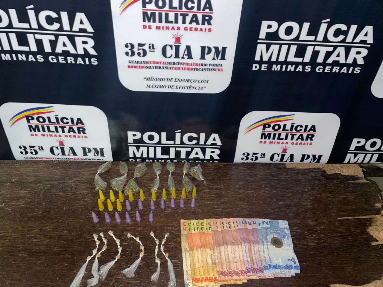 Homem, de 19 anos, é preso por tráfico de drogas em Ubá