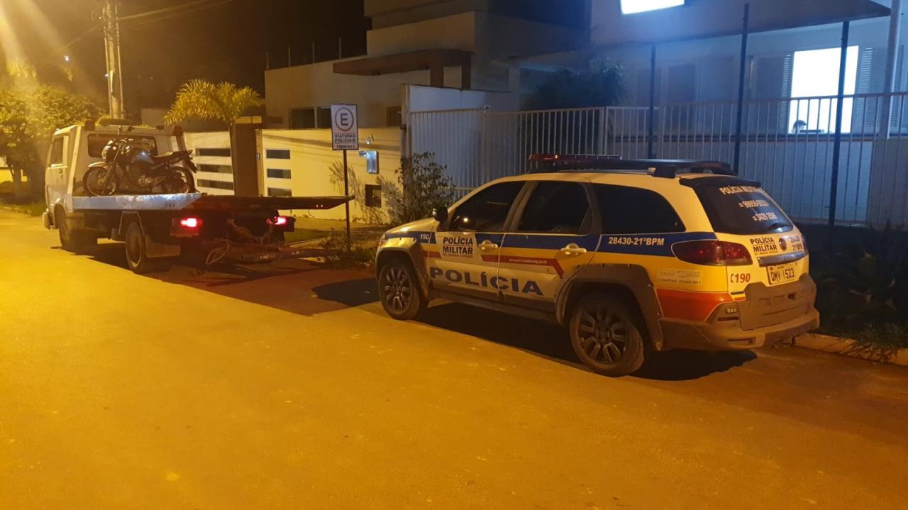 Motocicleta é recuperada em Astolfo Dutra