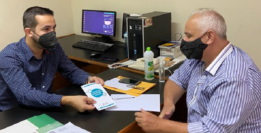 Representante do Município de Muriaé visita a OGM para conhecer estrutura e receber orientações técnicas