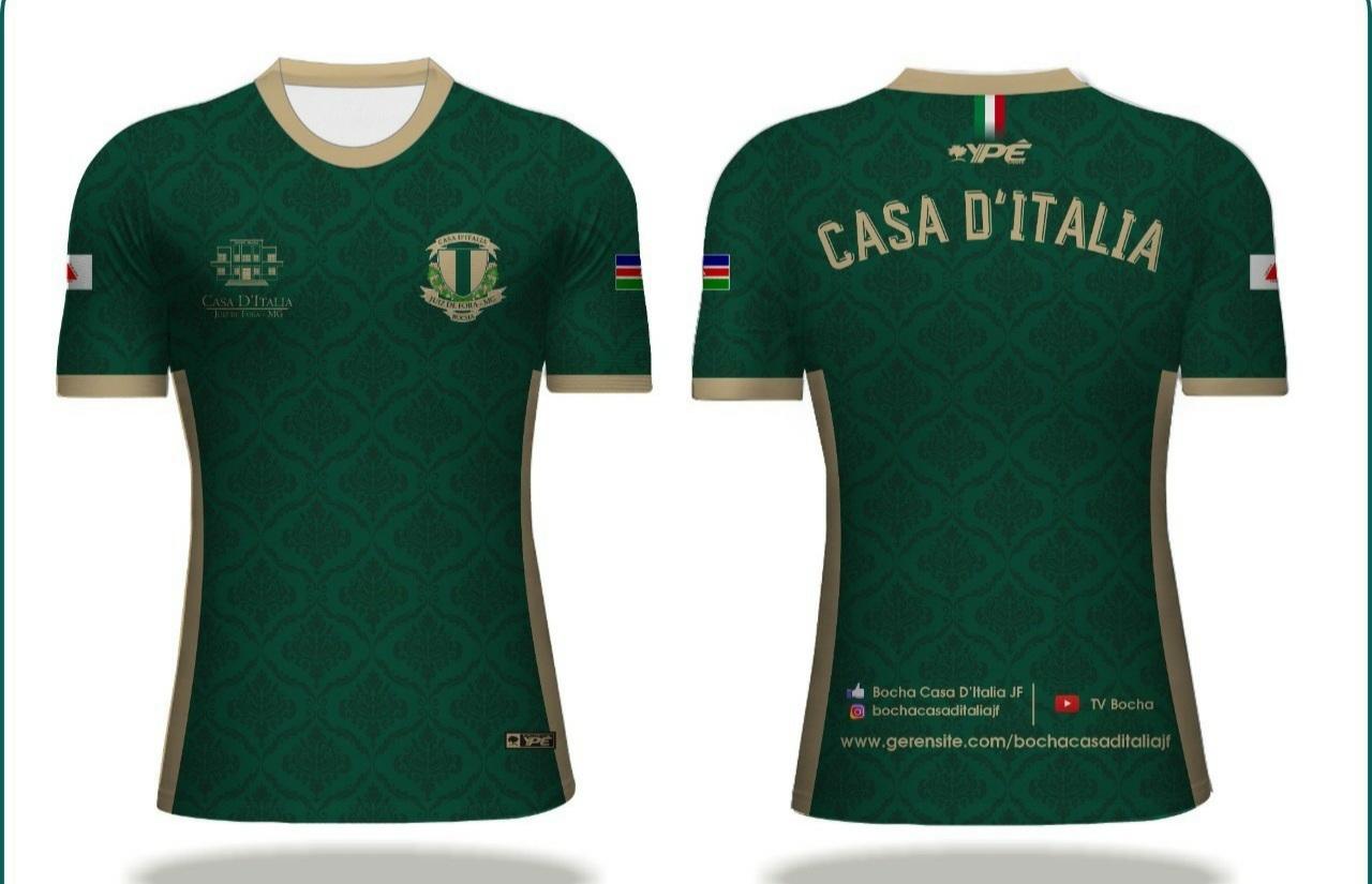 Bocha Casa D'Italia JF lança camisa de jogo para a temporada 2022