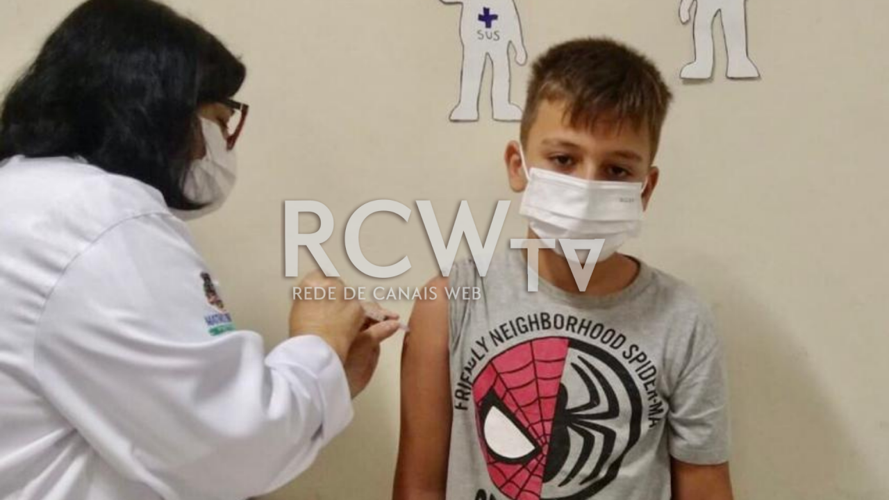 Matias Barbosa segue na vacinação de crianças de 8 a 11 anos com agendamento feito pelas unidades de saúde