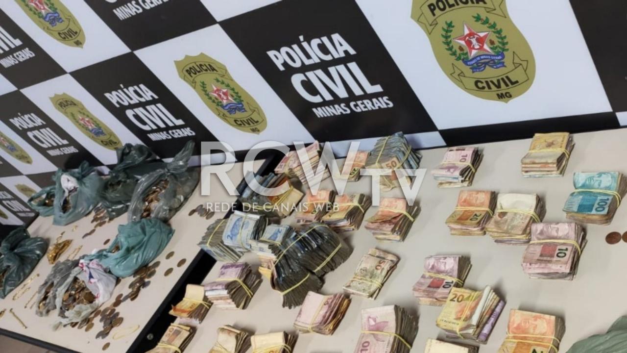 PCMG prende três suspeitos e apreende mais de R$31 mil em Juiz de Fora