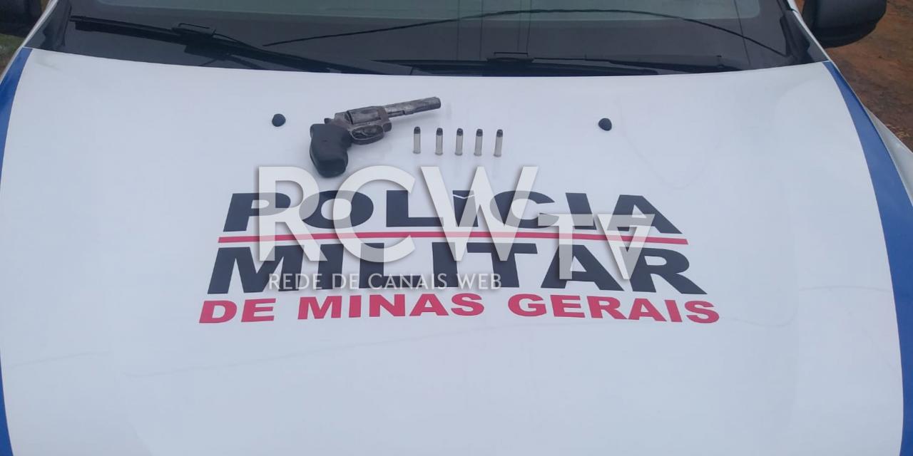 PM prende autor por posse ilegal de arma de fogo em Ubá