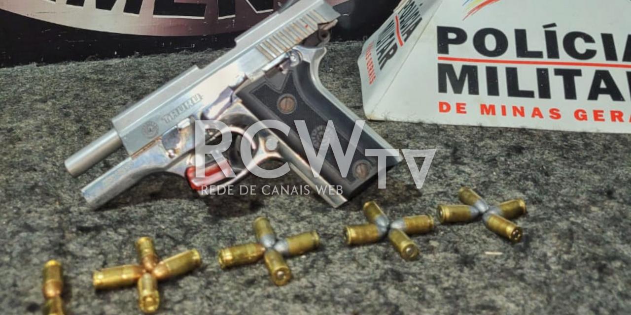 Polícia Militar apreende arma de fogo e munições no bairro Arco Íris em Juiz de Fora