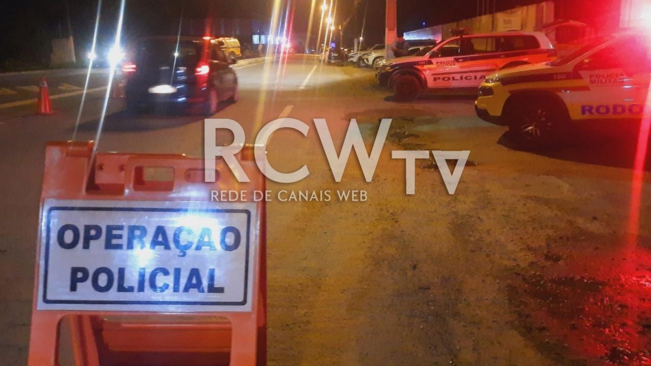 Polícia Militar realizou operação na rodovia MGC 265 no último sábado, 12