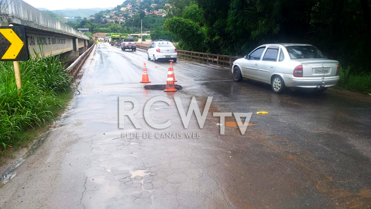Ponte sobre Rio das Velhas em Sabará passa por manutenção nesta terça-feira (8/2)