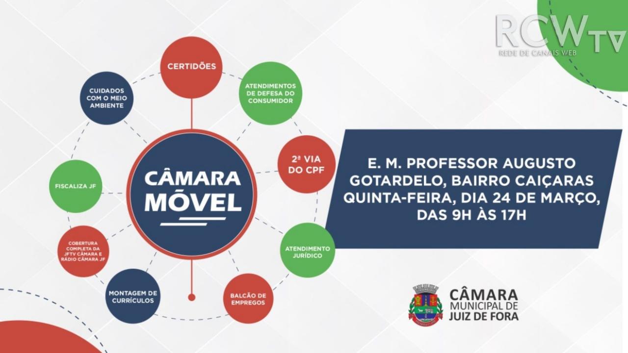 Bairro Caiçaras é a parada do próximo Câmara Móvel