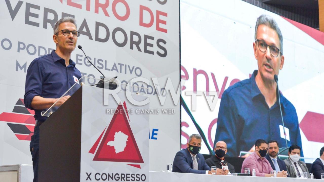 Governador defende fortalecimento dos municípios em abertura da 10ª edição do Congresso Mineiro de Vereadores