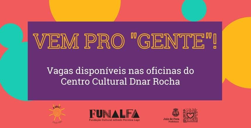 Programa Gente em 1º Lugar mantém plantão de inscrições em oficinas culturais
