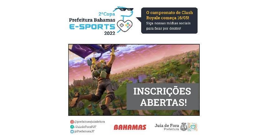 Copa Prefeitura Bahamas de e-Sports abre inscrições para o Fortnite nesta sexta, 13