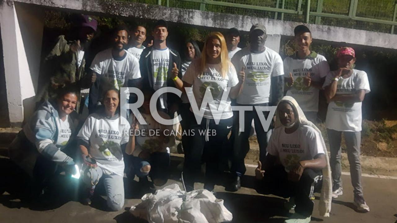 Durante Festa Country, mais de mil quilos de latinhas foram recolhidos por catadores de materiais recicláveis