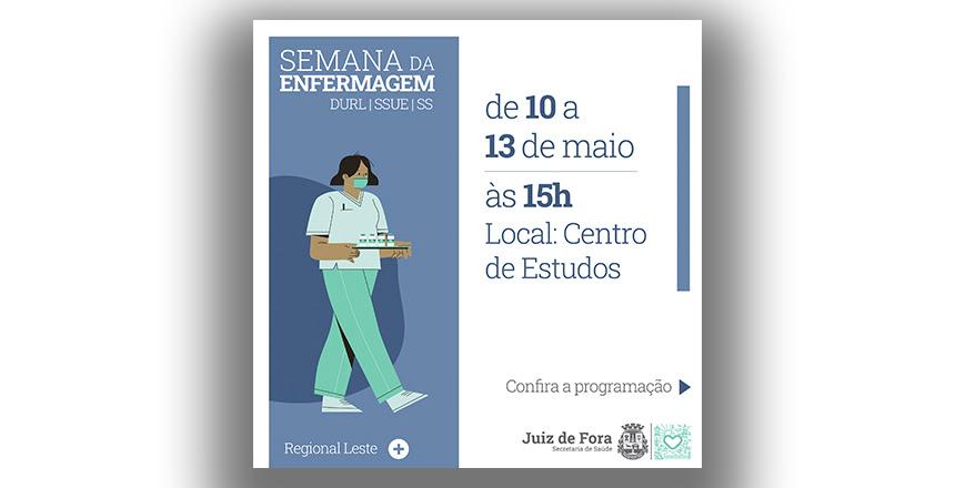 Semana da Enfermagem é comemorada com palestras na Regional Leste