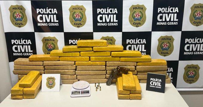 Ação da PCMG resulta em prisão e apreensão de drogas em Vespasiano
