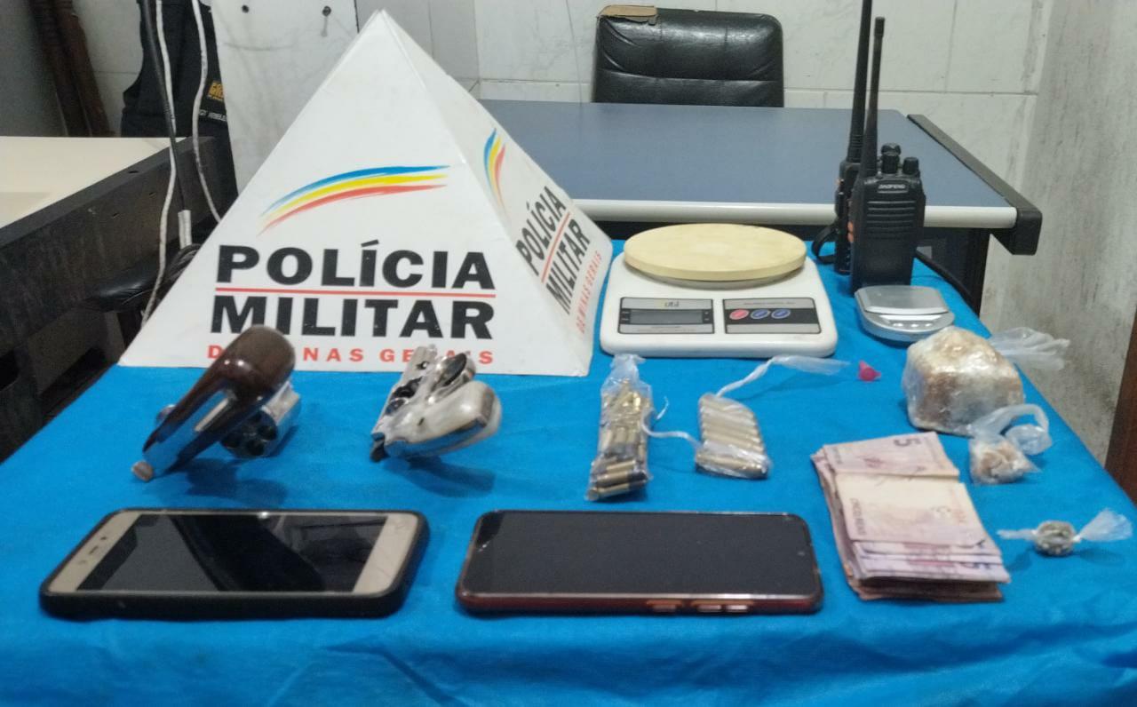 Apreensão de drogas e armas no Jardim Esperança