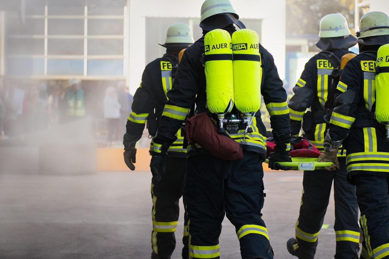 Bombeiros atendem ocorrência de vazamento de gás