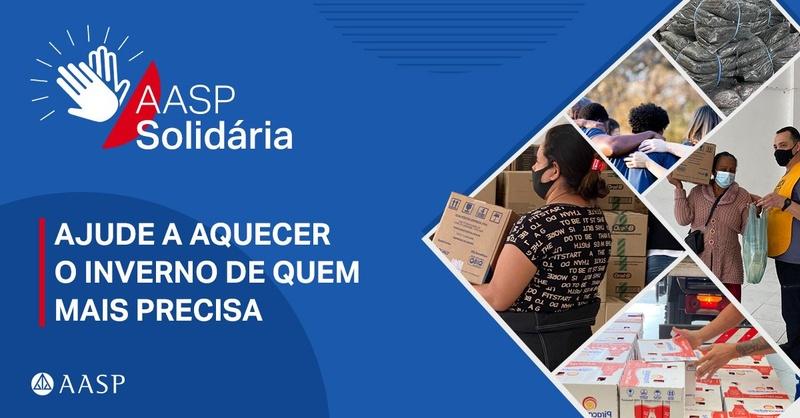 Com a chegada do inverno AASP dá continuidade à sua ação solidária